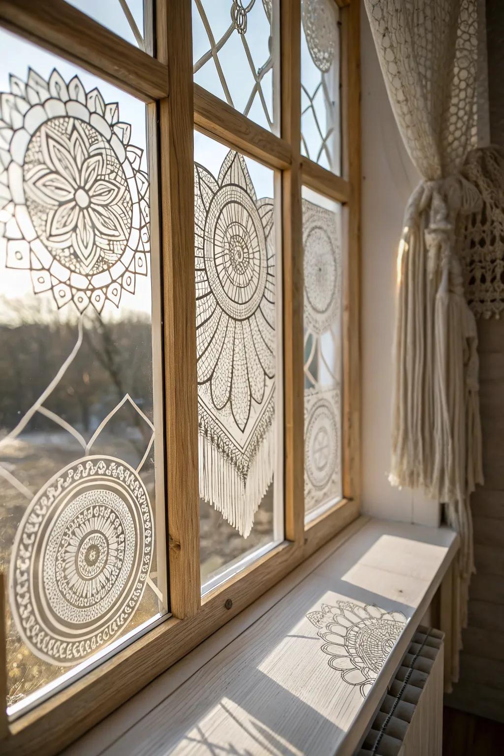 Transform your ambiance through the delicate allure of Zentangle fenestration art, where unpretentiousness intersects with ingenuity.