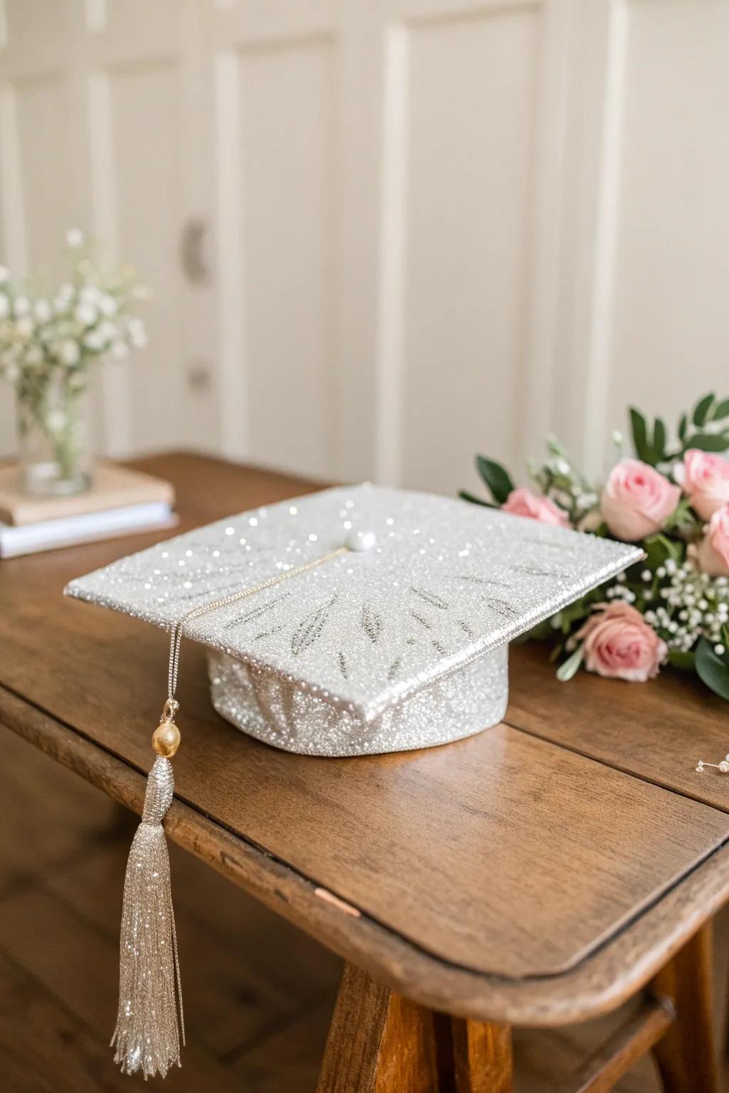 Add a touch of sparkle to your graduation day with sequins that shine as bright as your achievements!
