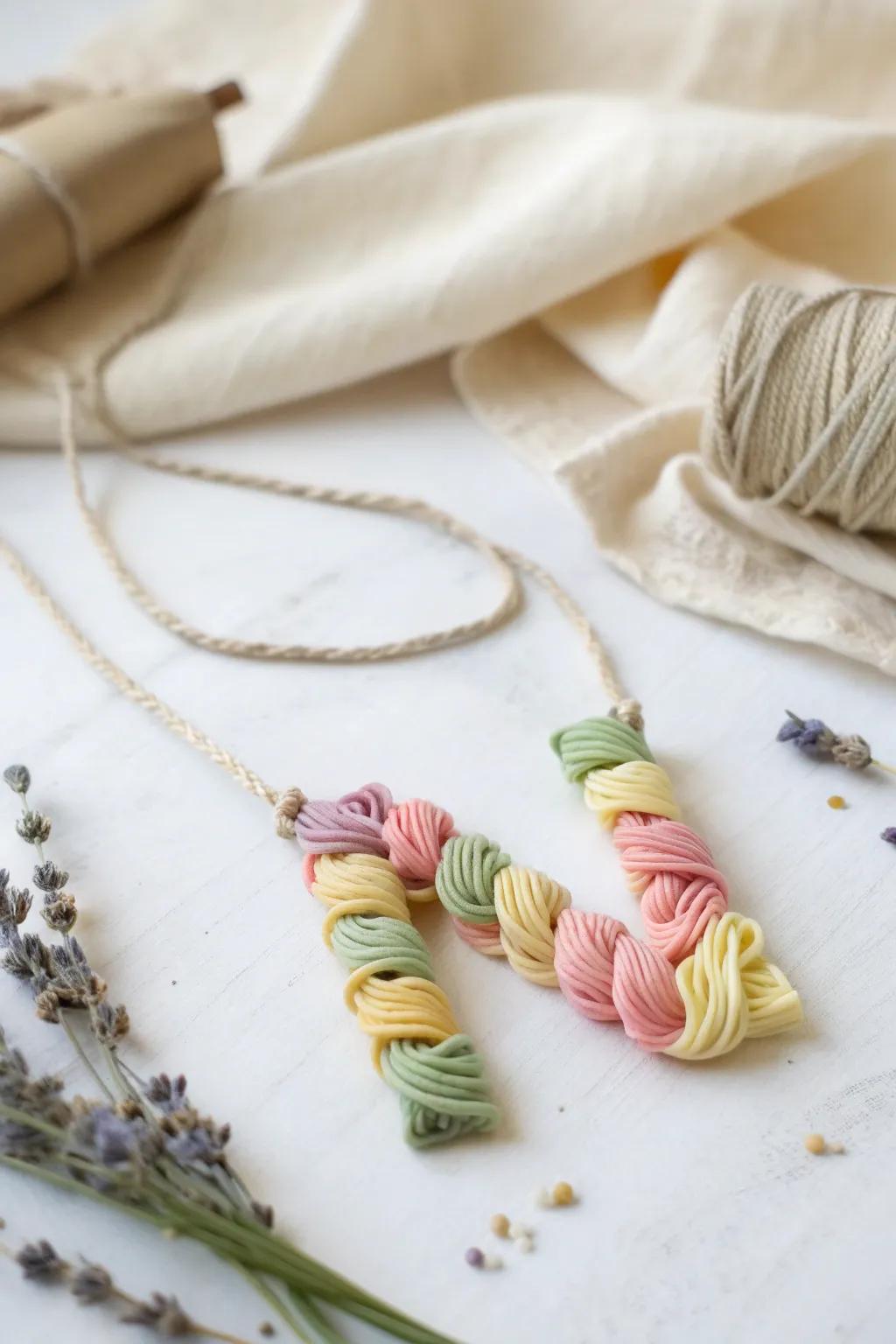 Embrace the allure of handcrafted pulchritude via this enchanting vermicelli necklace creation. Impeccable for fledgling creators and devotees of minimalistic panache!