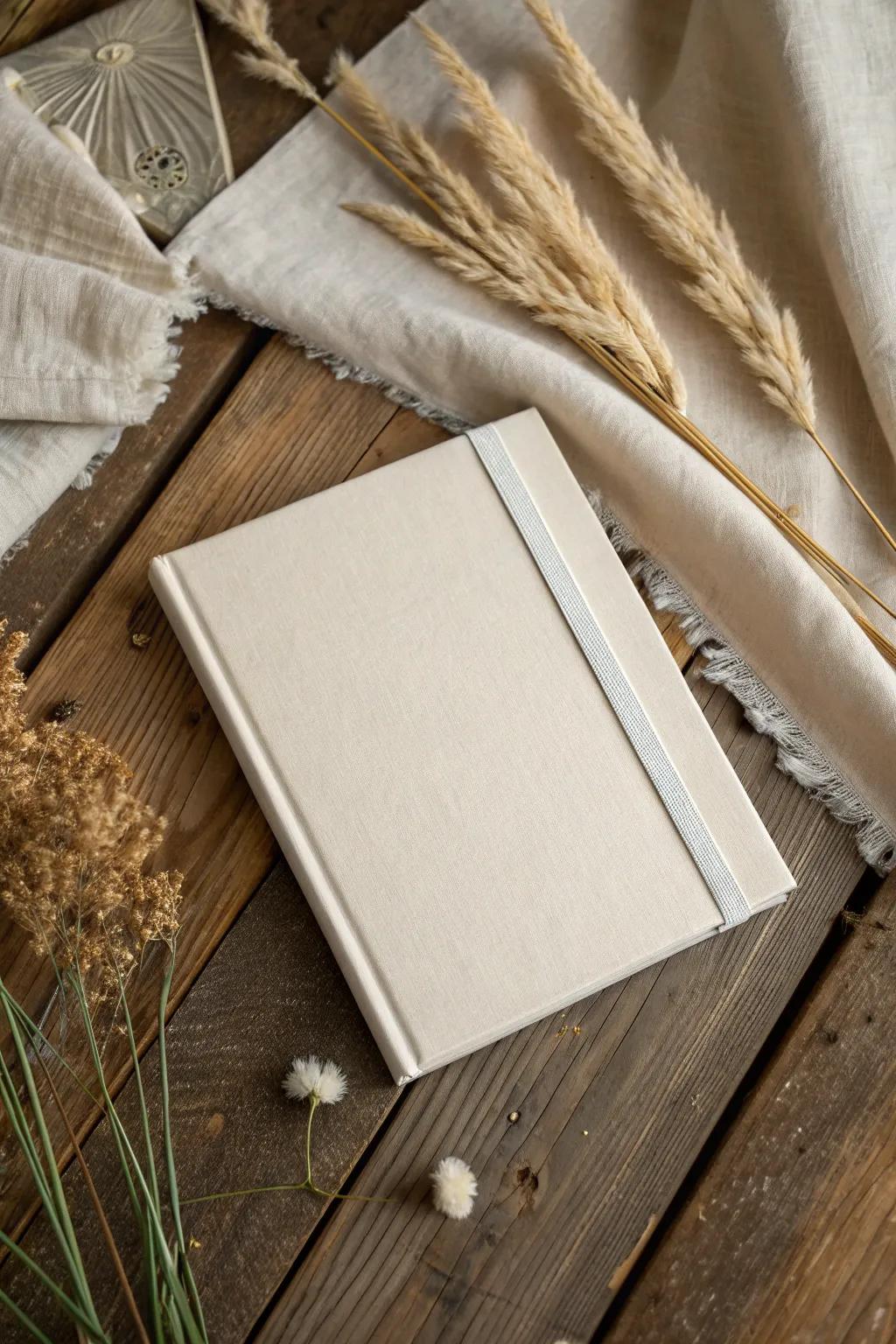 Monochrome Moments: Embrace simplicity with a palette of delicate shades.