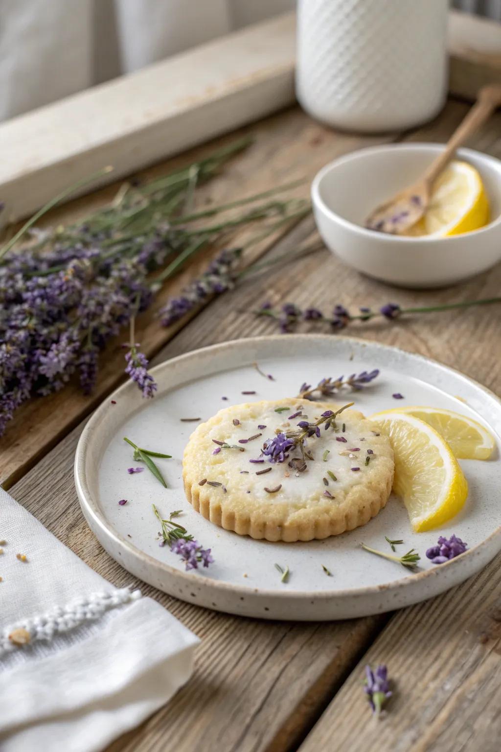 Unleash your inherent baker intertwined with a sprinkle of lavender and lemon magic!
