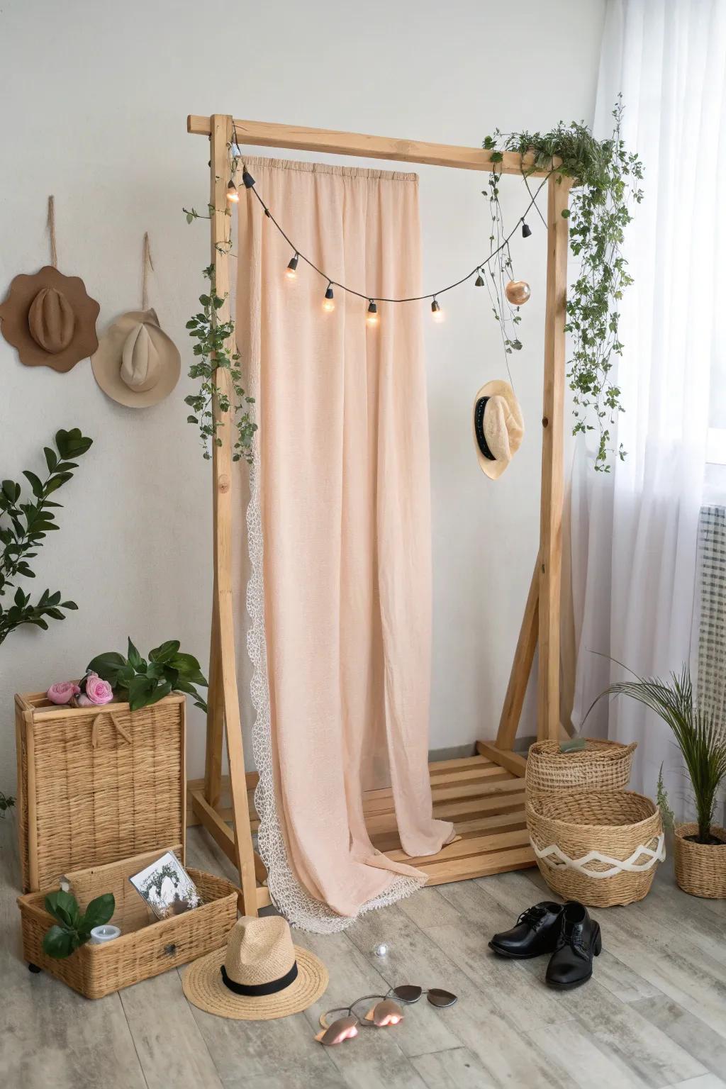 Capture the magic of sleepover memories with a chic DIY photo booth!