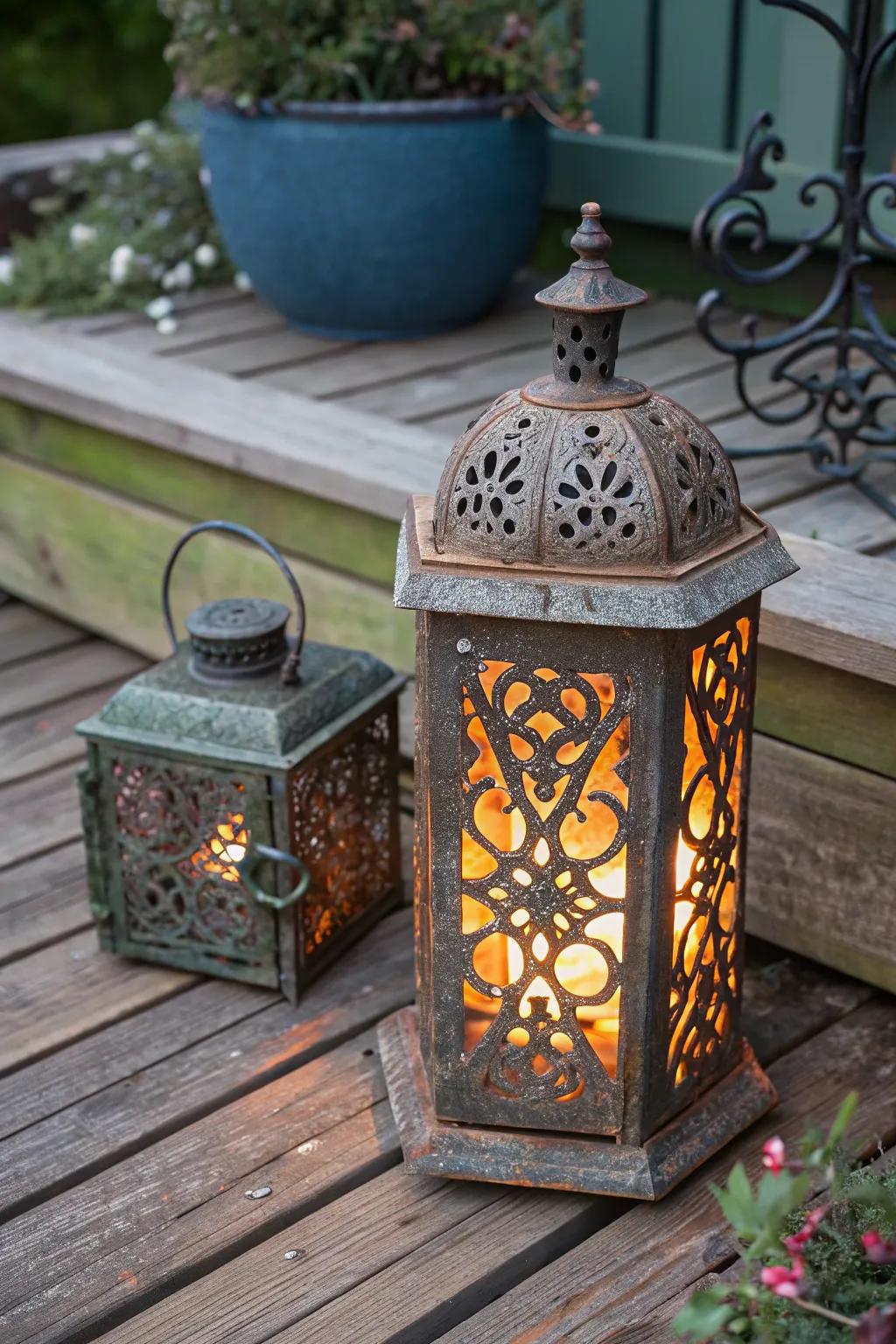 Illuminate your deck with timeless charm—discover the allure of antique finds.