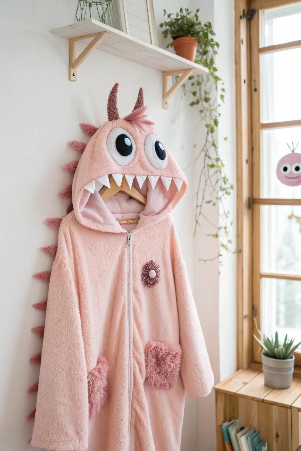 Transform into a precious entity with this facile DIY creature garment—perfect for a spirited gathering ambiance!