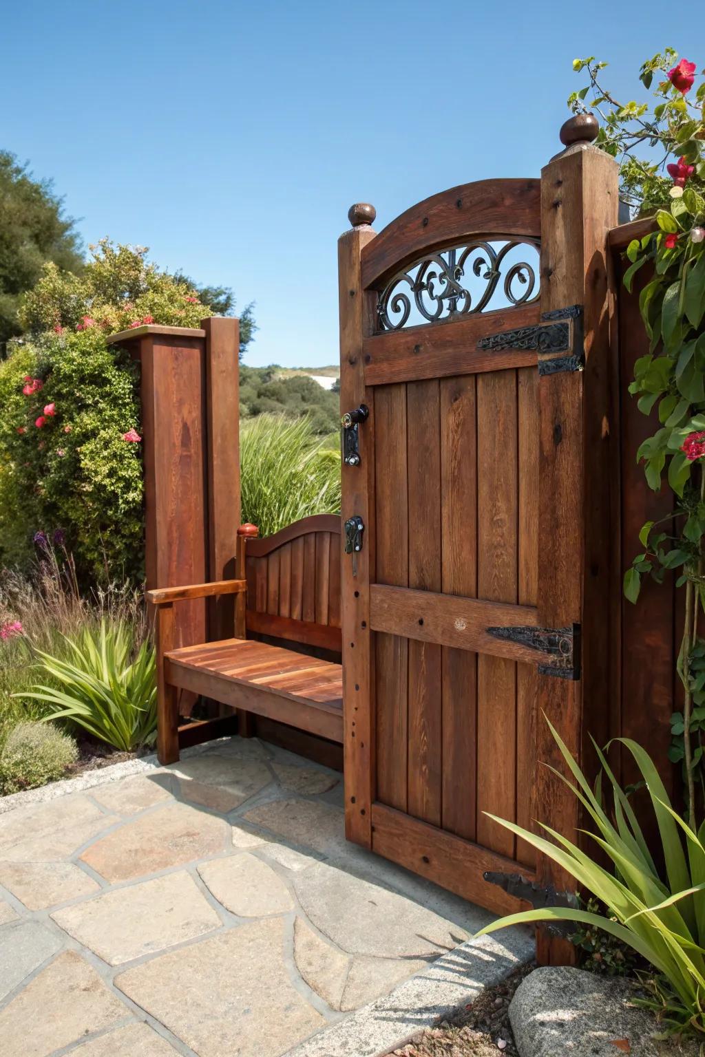 Rest and Enter: A Masterpiece of Artistry with Dual Functionality.