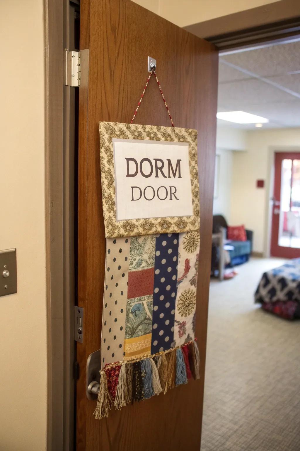Textile name tags deliver a tangible and environmentally conscious decor choice.