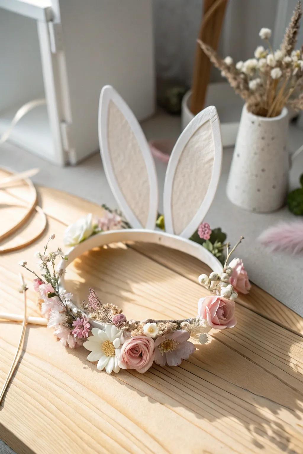 Incorporate a whimsical spatter into Easter through these enchanting bunny auricle crowns, impeccable for little ones who adore magic and crafts!