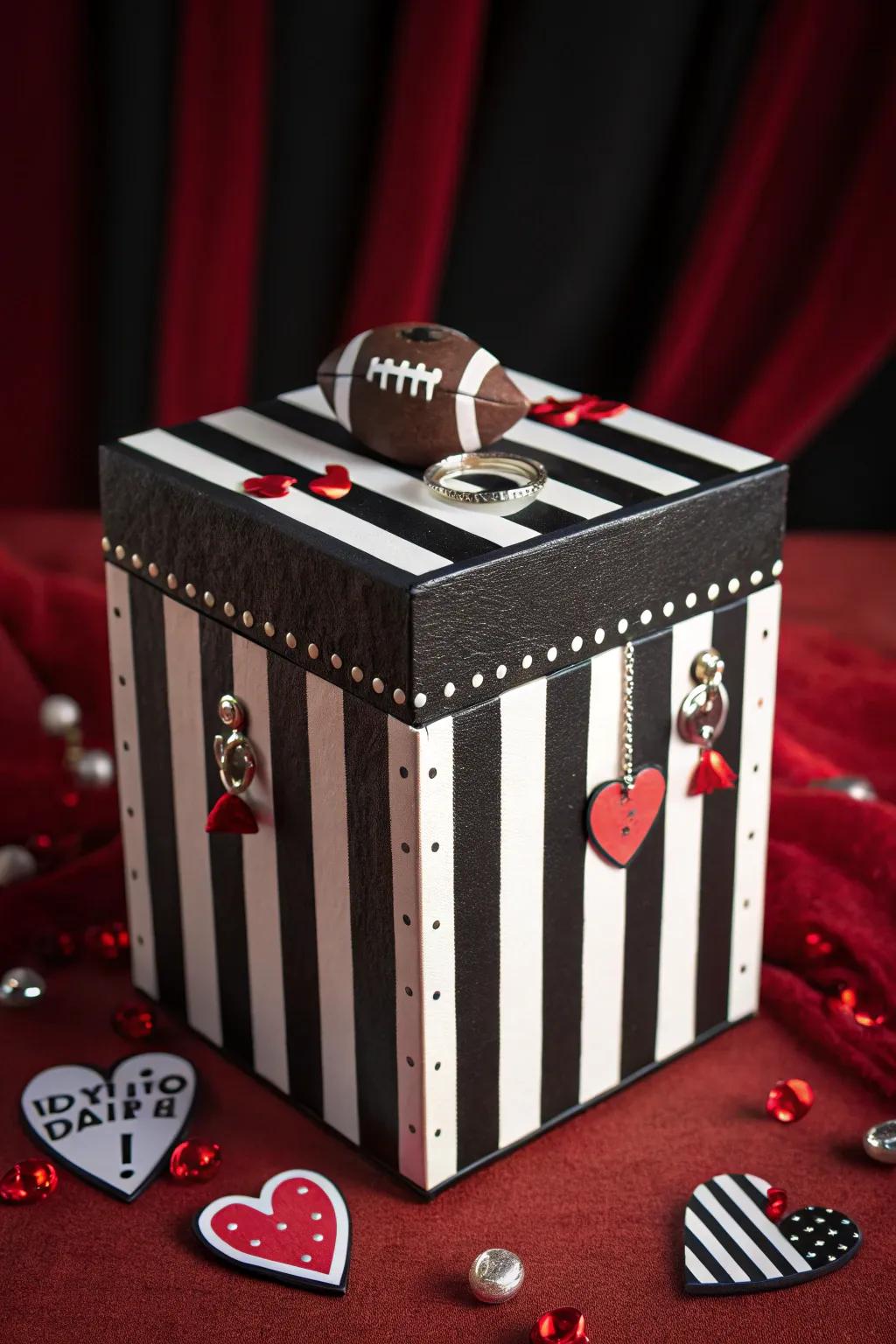 Dictate the regulations this Valentine's with an arbitrator-inspired container that's both humorous and authoritative!