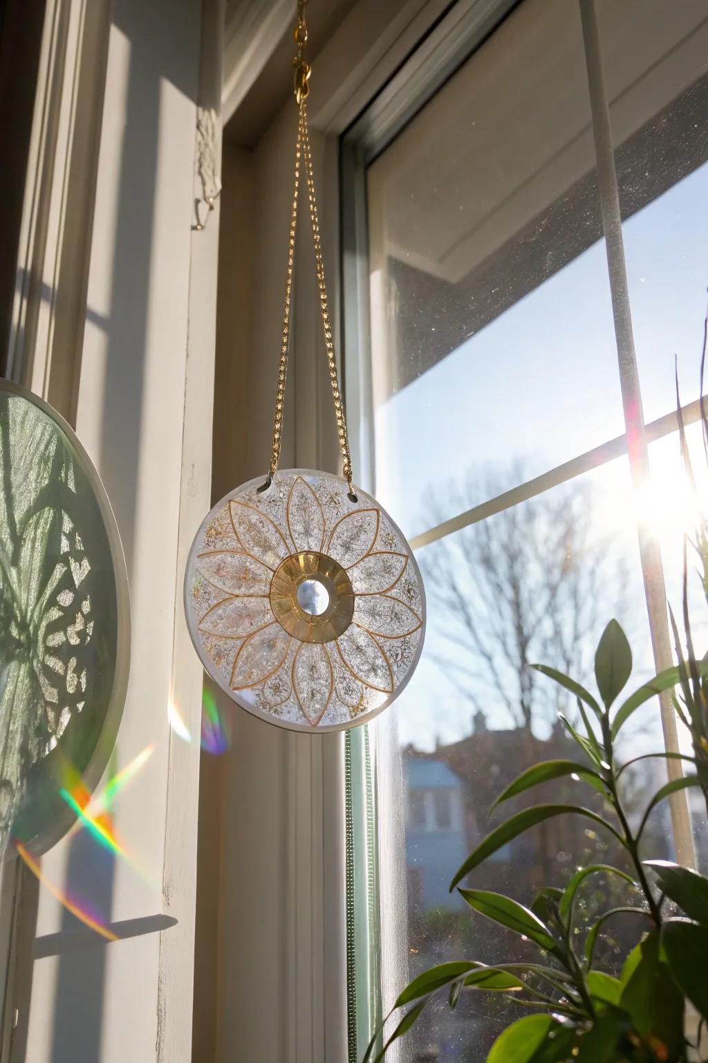 Transform aged disks into stunning daylight catchers and allow your ingenuity to shine!