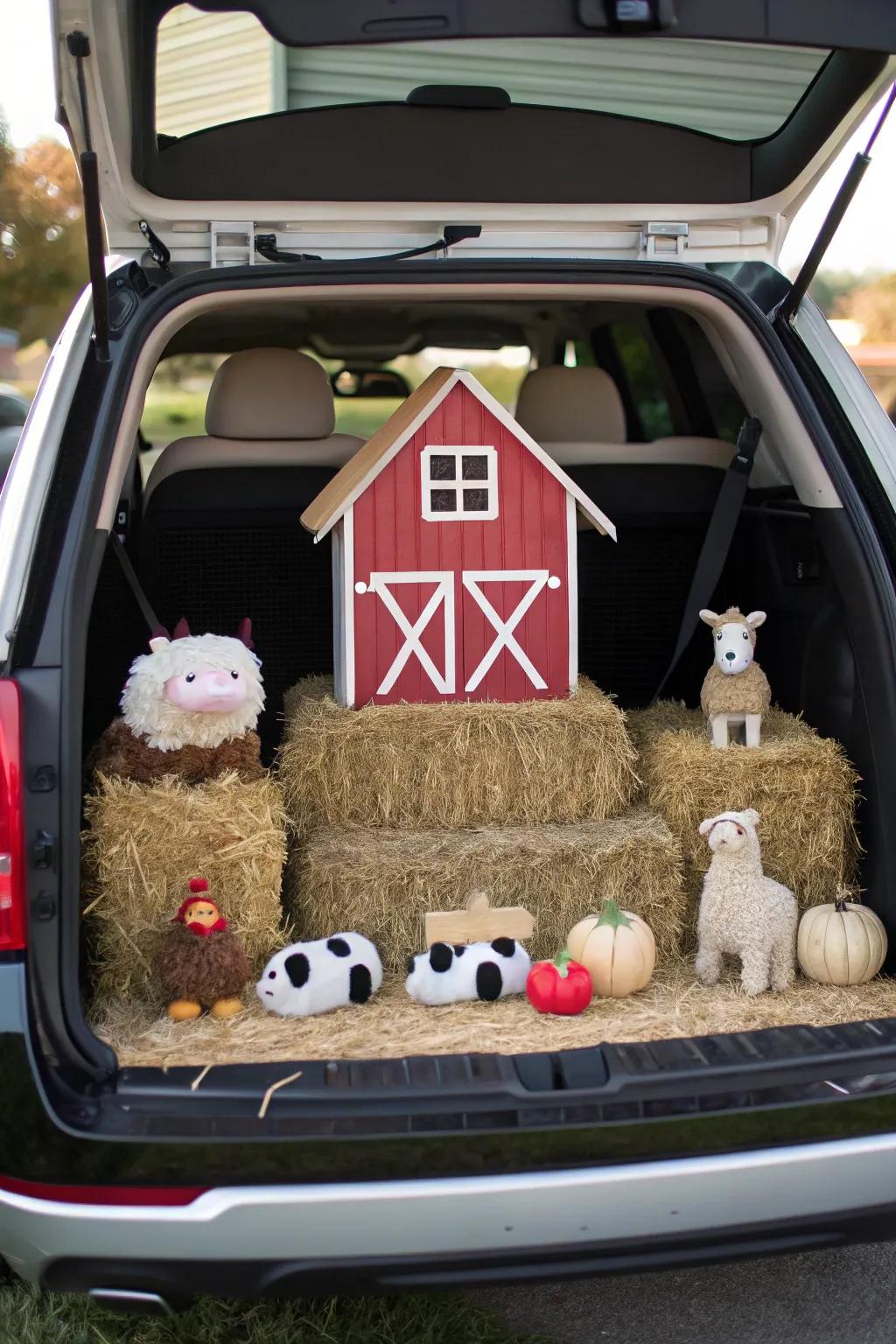 Transmit rural charm to the vicinity of your trunk via this delightful farm-oriented setting. Suitable for emitting an inviting along with party-forward sensation!