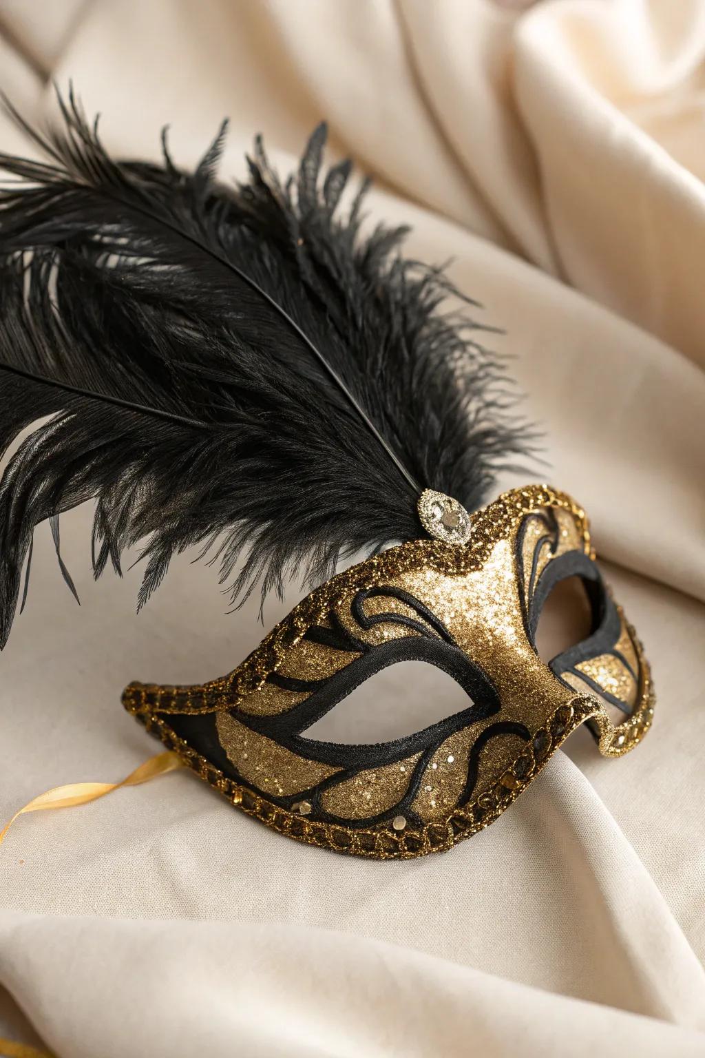 Embrace enigma through a chic, theatrical ocular veil—optimal for your antagonist costume.