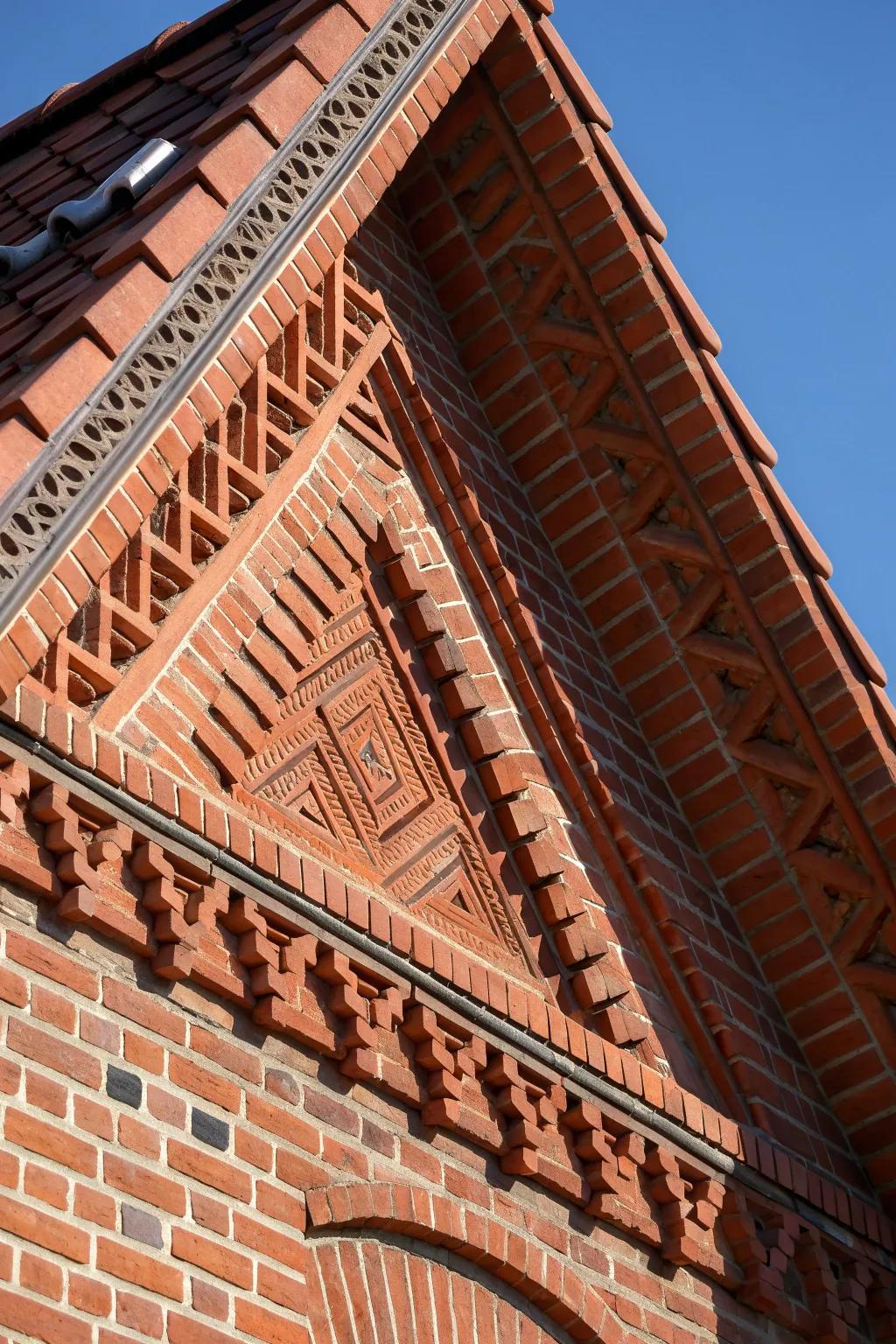 Classic Craftsmanship: Elevate your garage with stunning brick detailing.