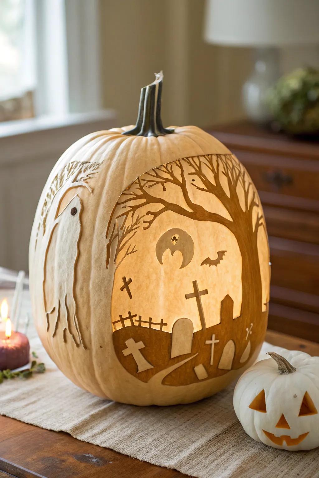 Enchanting Sophistication: Spectral Murmurs within a Gourd Necropolis