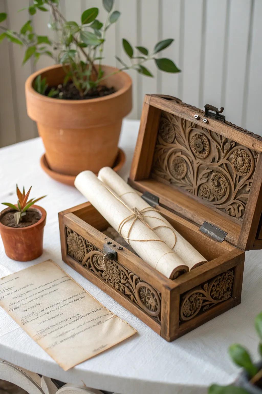 Unlock a day of expedition using this handcrafted surprise chest.