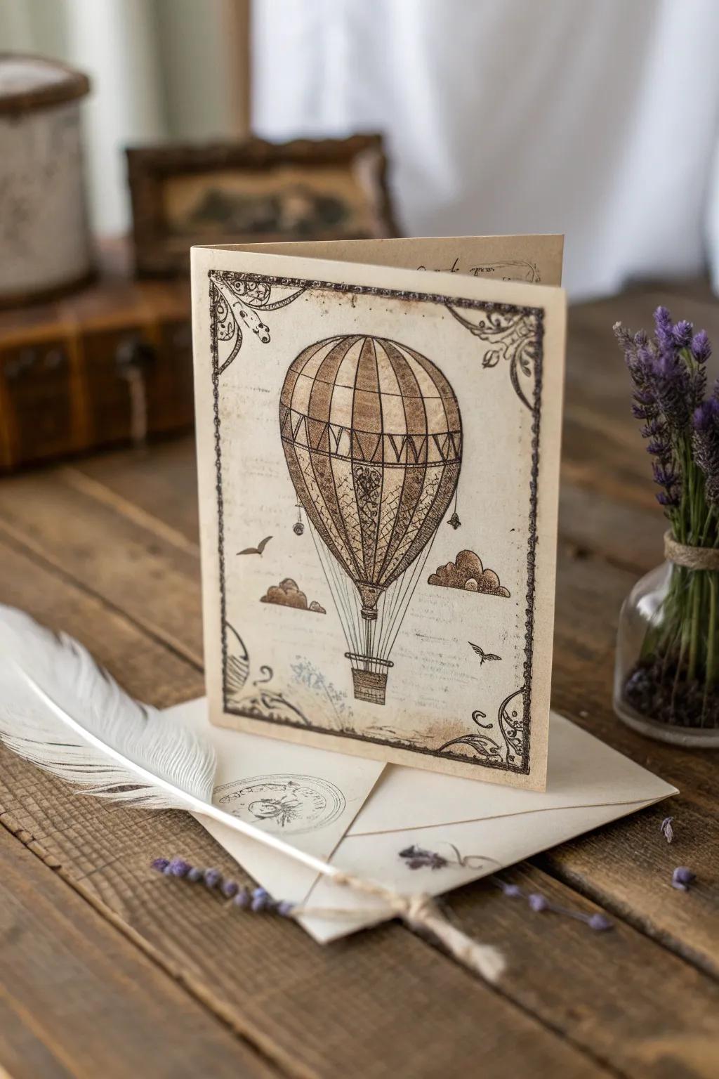 With vintage charm and artistic beauty, you can enrich your stationery.