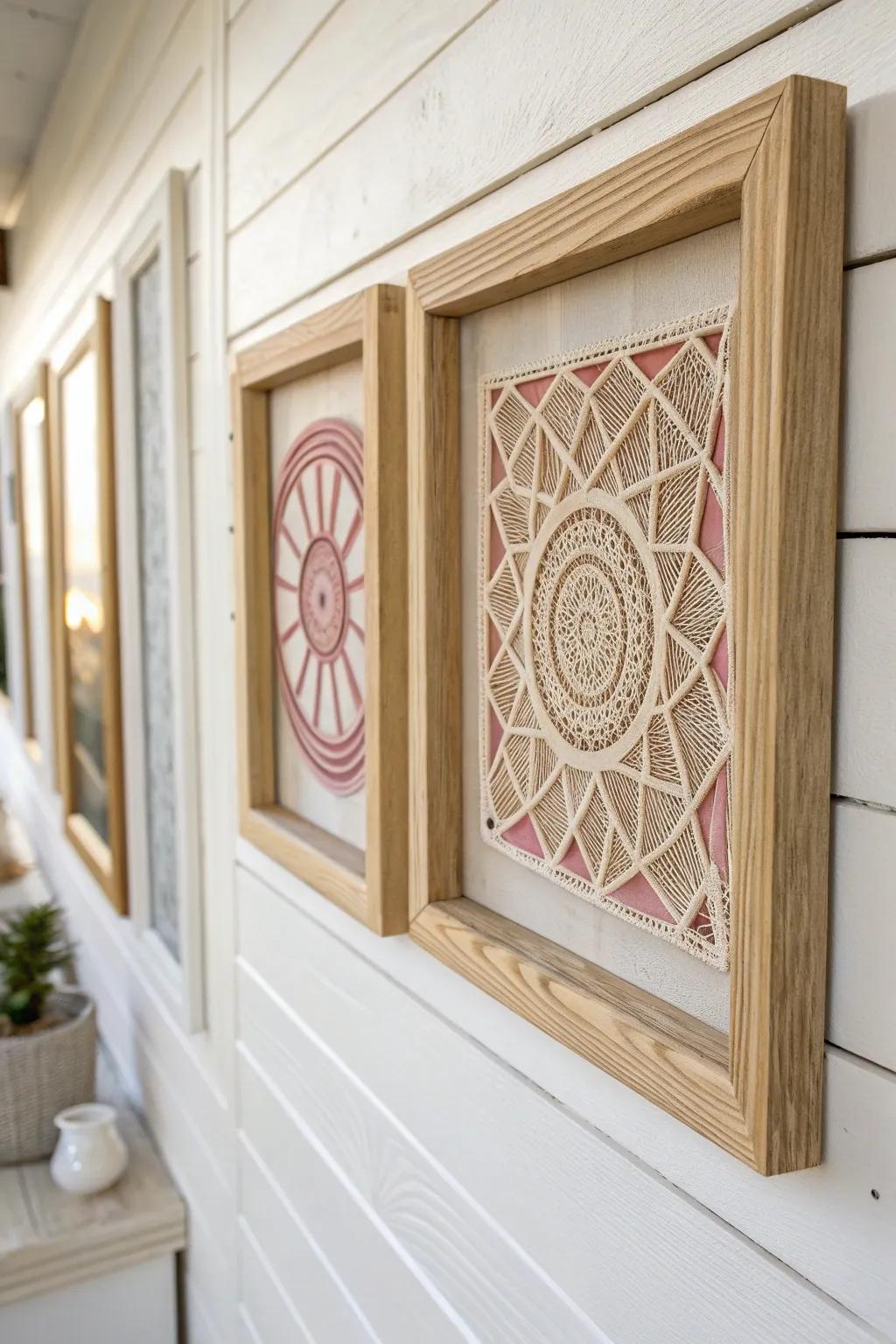 Elevate your environment with minimalist twine art—where effortlessness converges with handiwork.