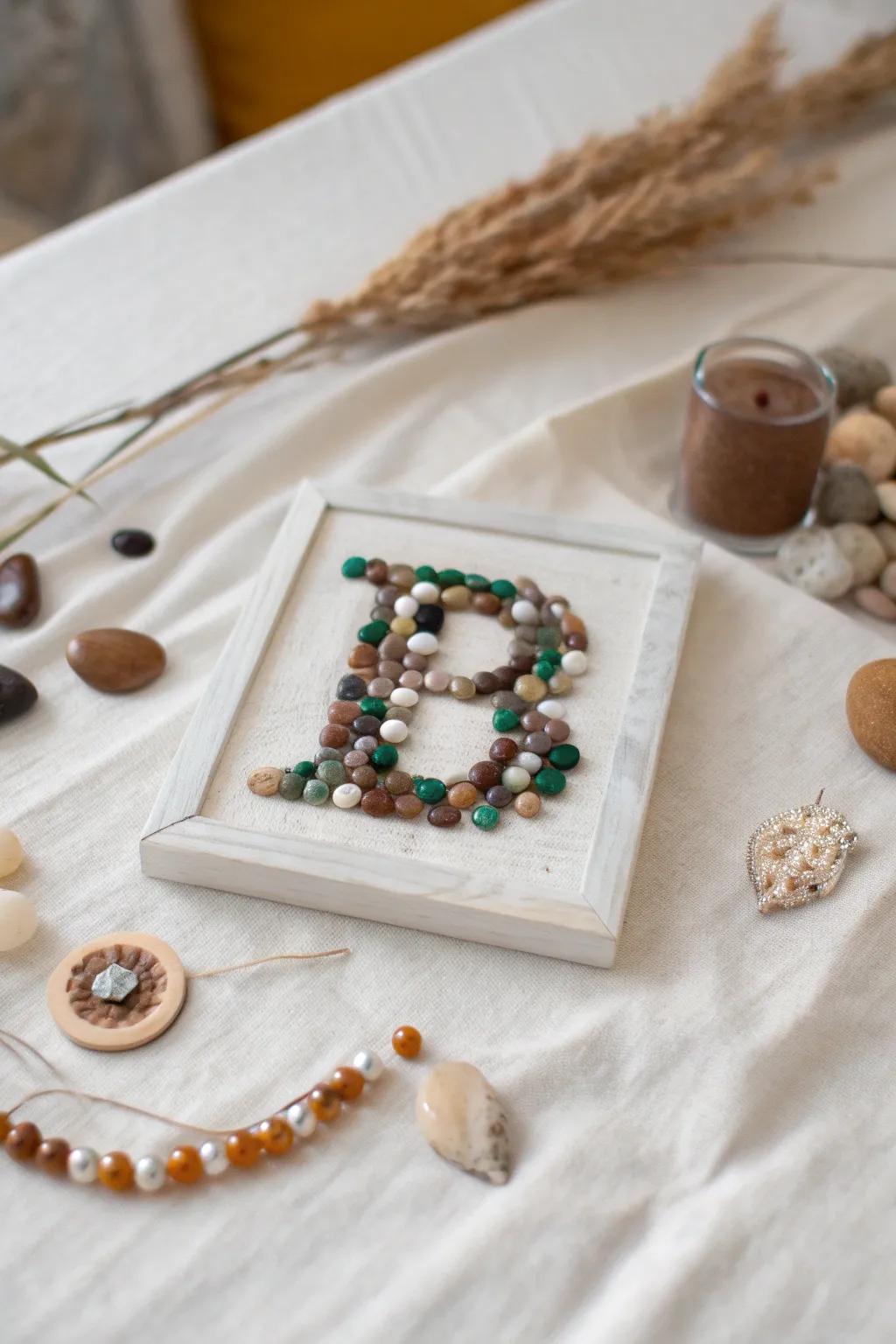 Fashion your own 'Beaded Beauties' – a tactile delight for any minimalist area.