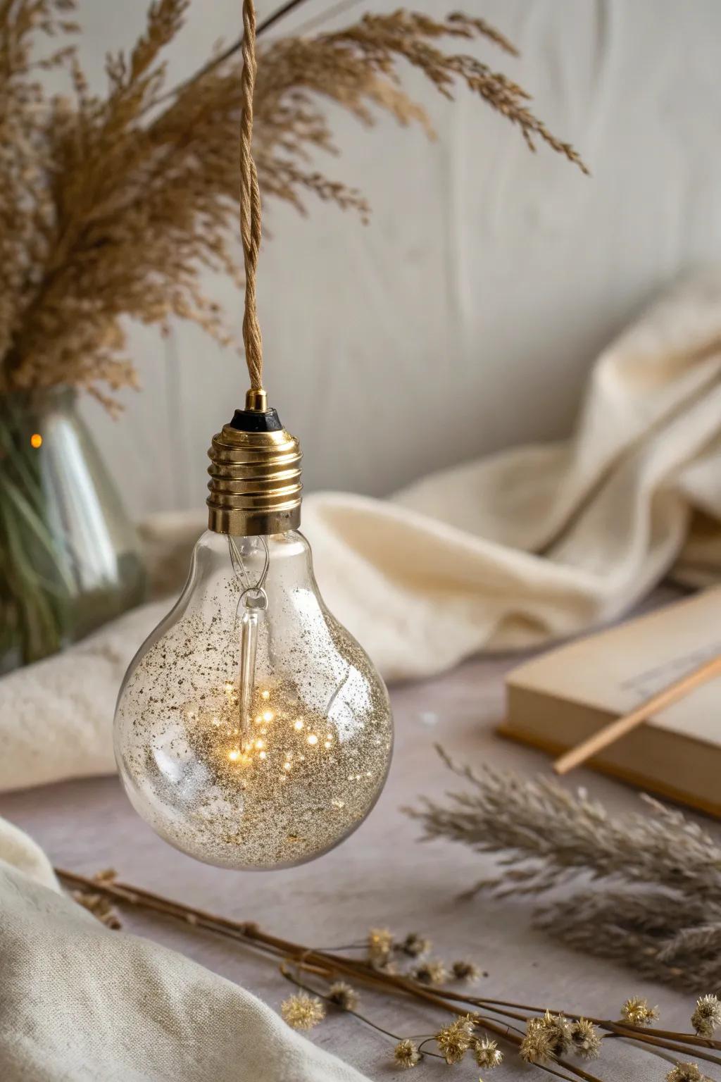 Brighten your area with a hint of sparkling sophistication—ideal for injecting festive charm with a minimalist touch.