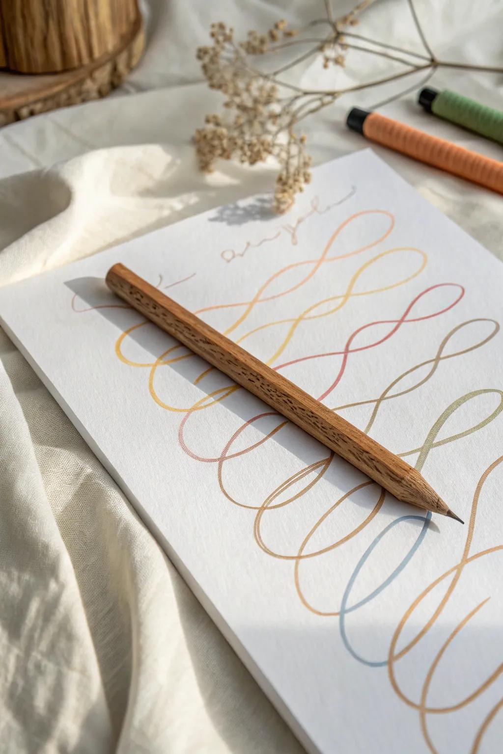 Capture your emotions on paper through mindful simplicity. Permit each outline to recount its distinct narrative.