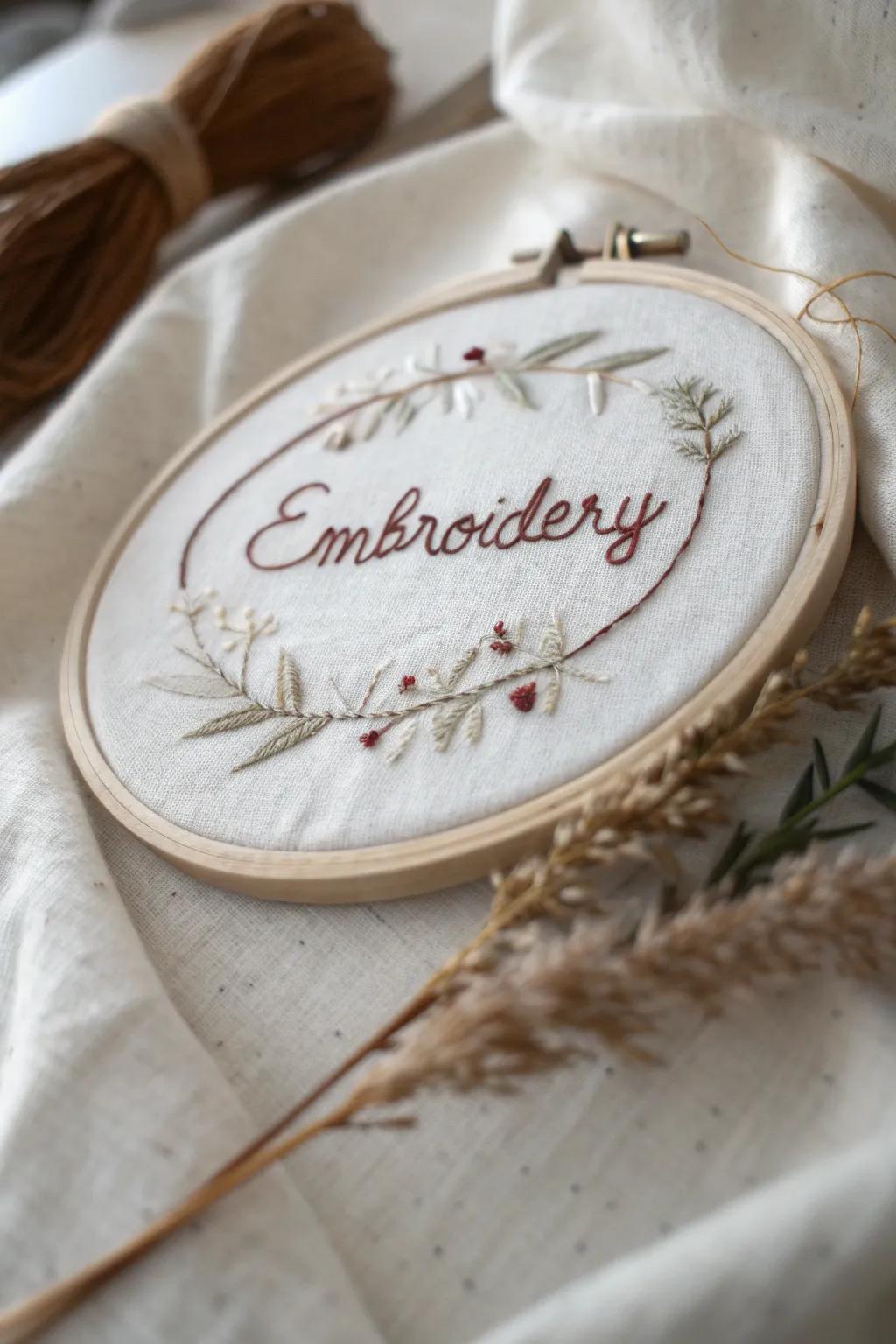 Embrace the artistry of straightforwardness with needlework-themed title blueprints.