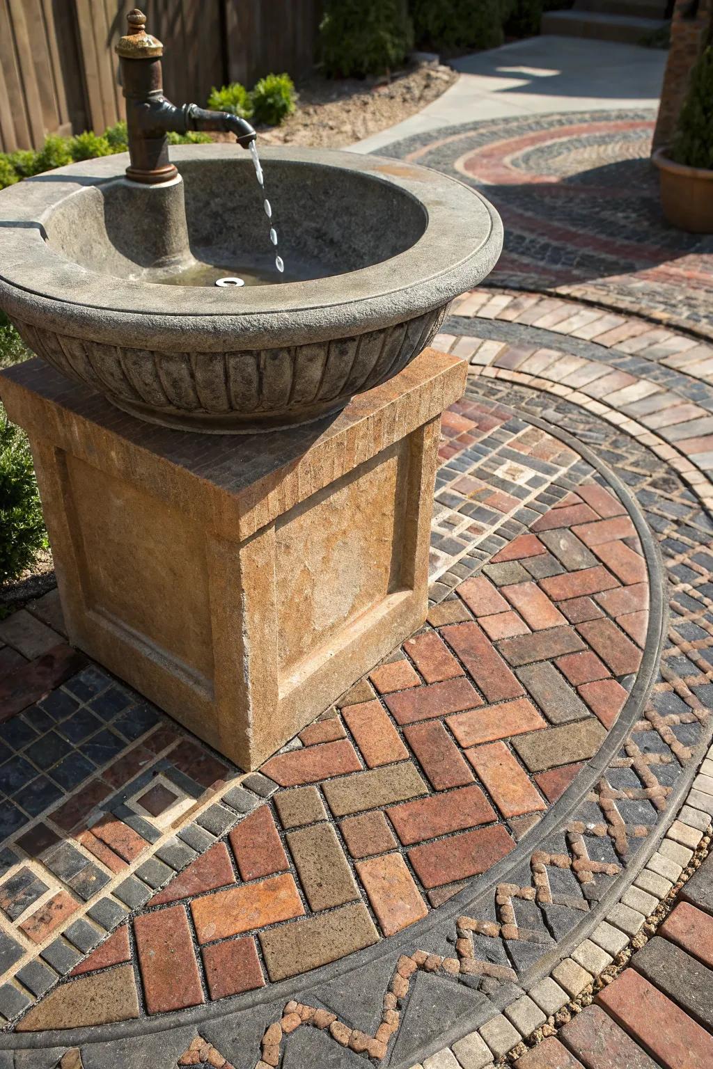 Enhance your outdoor space with the ideal mix of elegance and function using water-permeable pavers.
