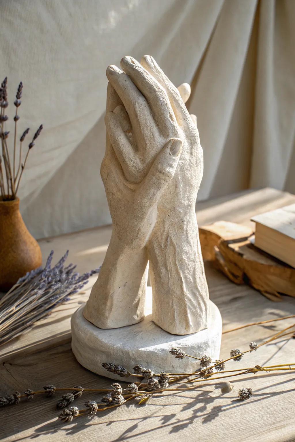 Seize the allure of connection through enduring modeling cast appendages.