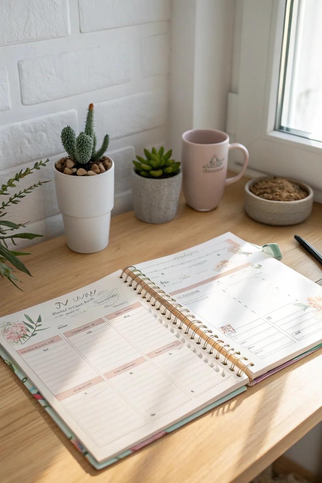 Organize your undertakings with style and simplicity. 🌿✨