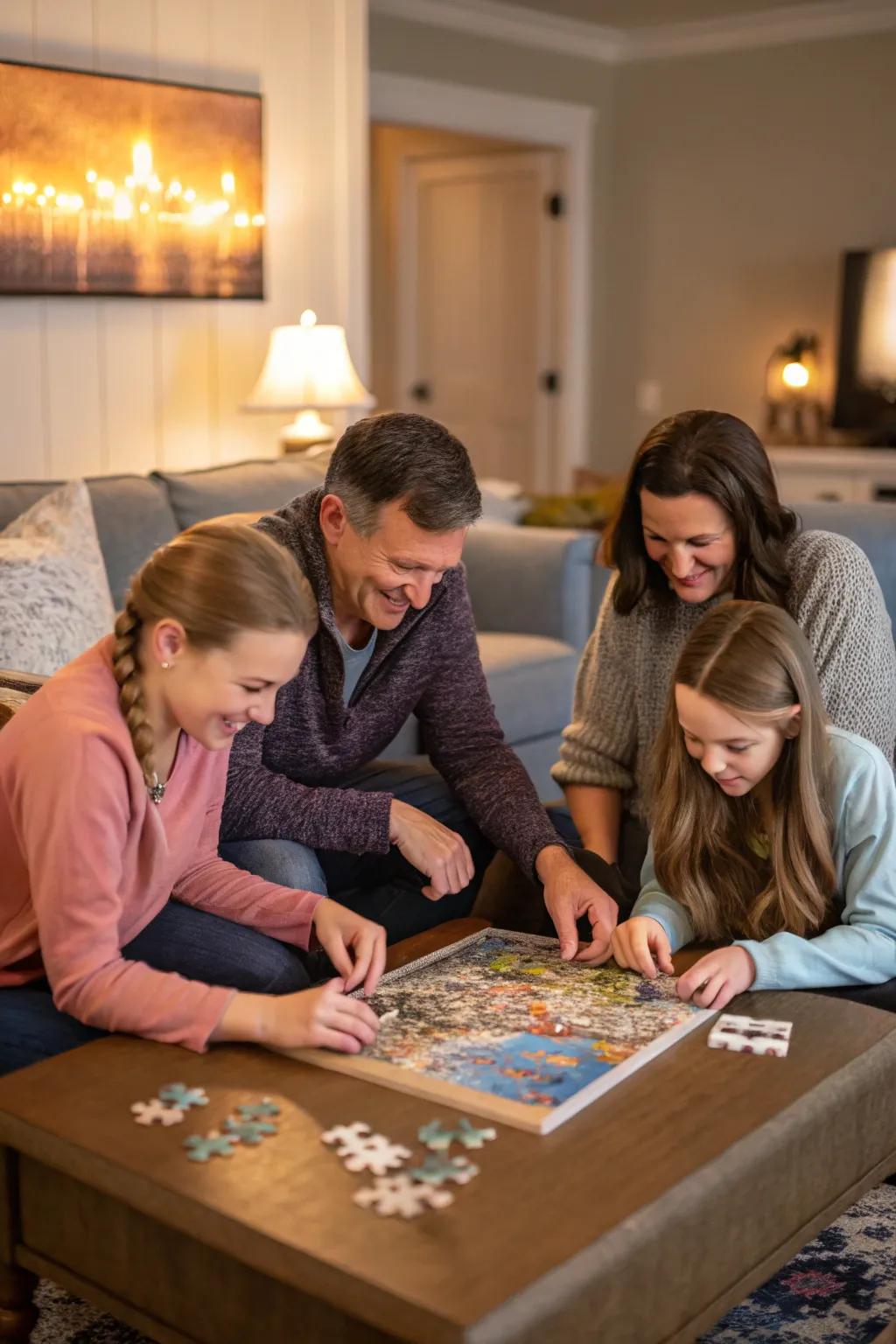 Puzzle night tests the mind and brings everyone together.