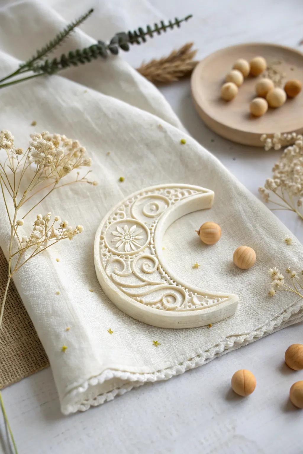 Craft your creativity: Moonlit foam stamps for enchanting art projects.