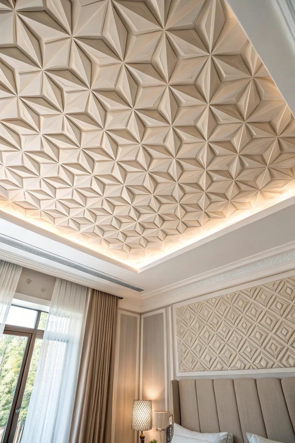 Redesign your space through breathtaking three-dimensional tessellations—wherein artistry coalesces with contemporary sanctuary aesthetics.