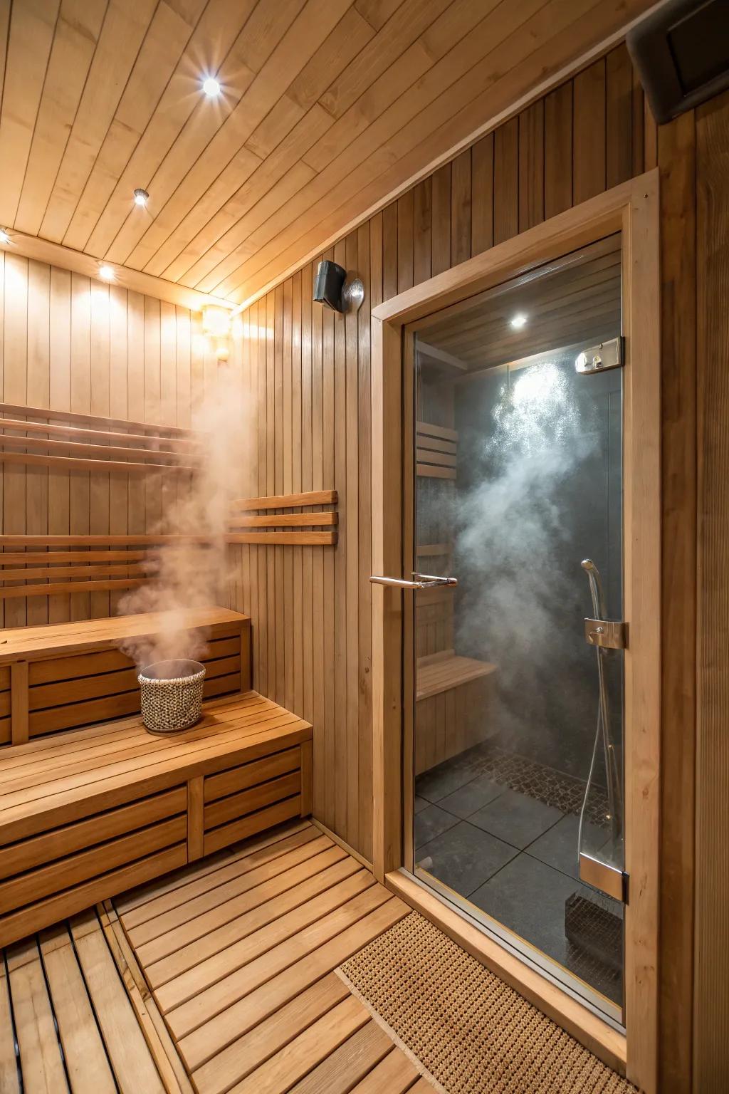 Wood floorboards combine practicality with a warm, welcoming look.