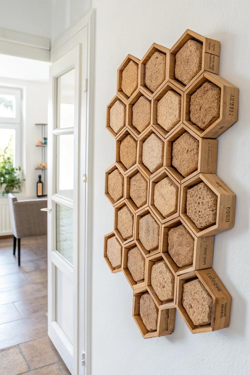 Elevate your area with sophisticated cork art: Simple, natural, and stunning.