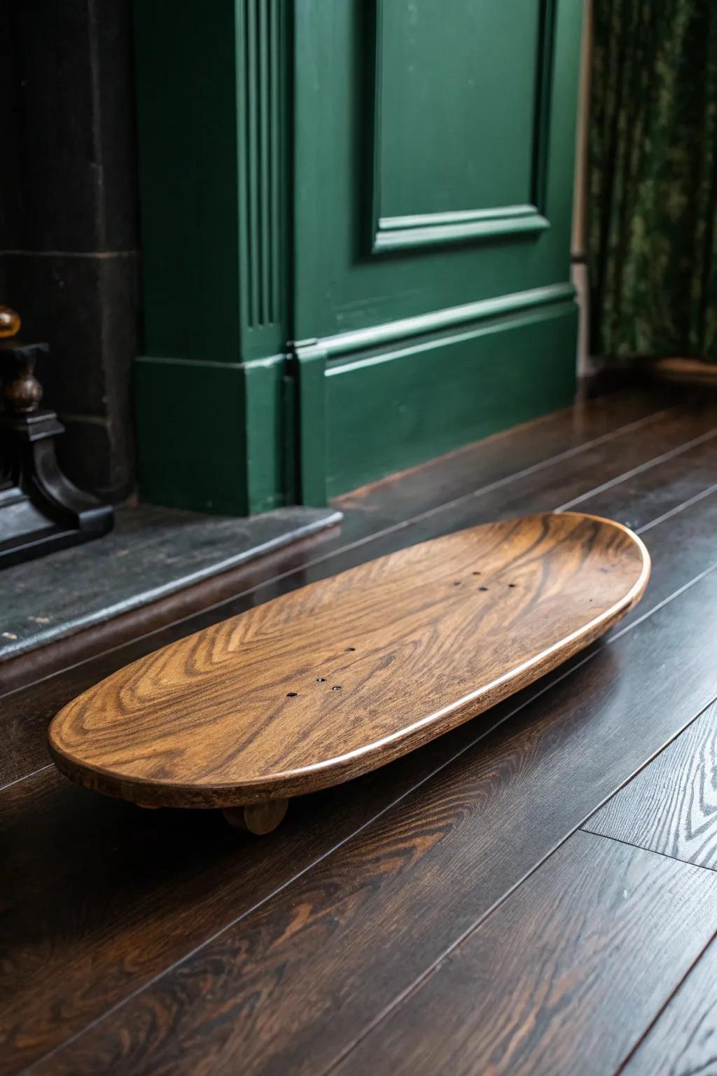 Understand the Essence of Stability: Revamp Your Exercise Routine With This Hand-Crafted Timber Stabilizer Board.