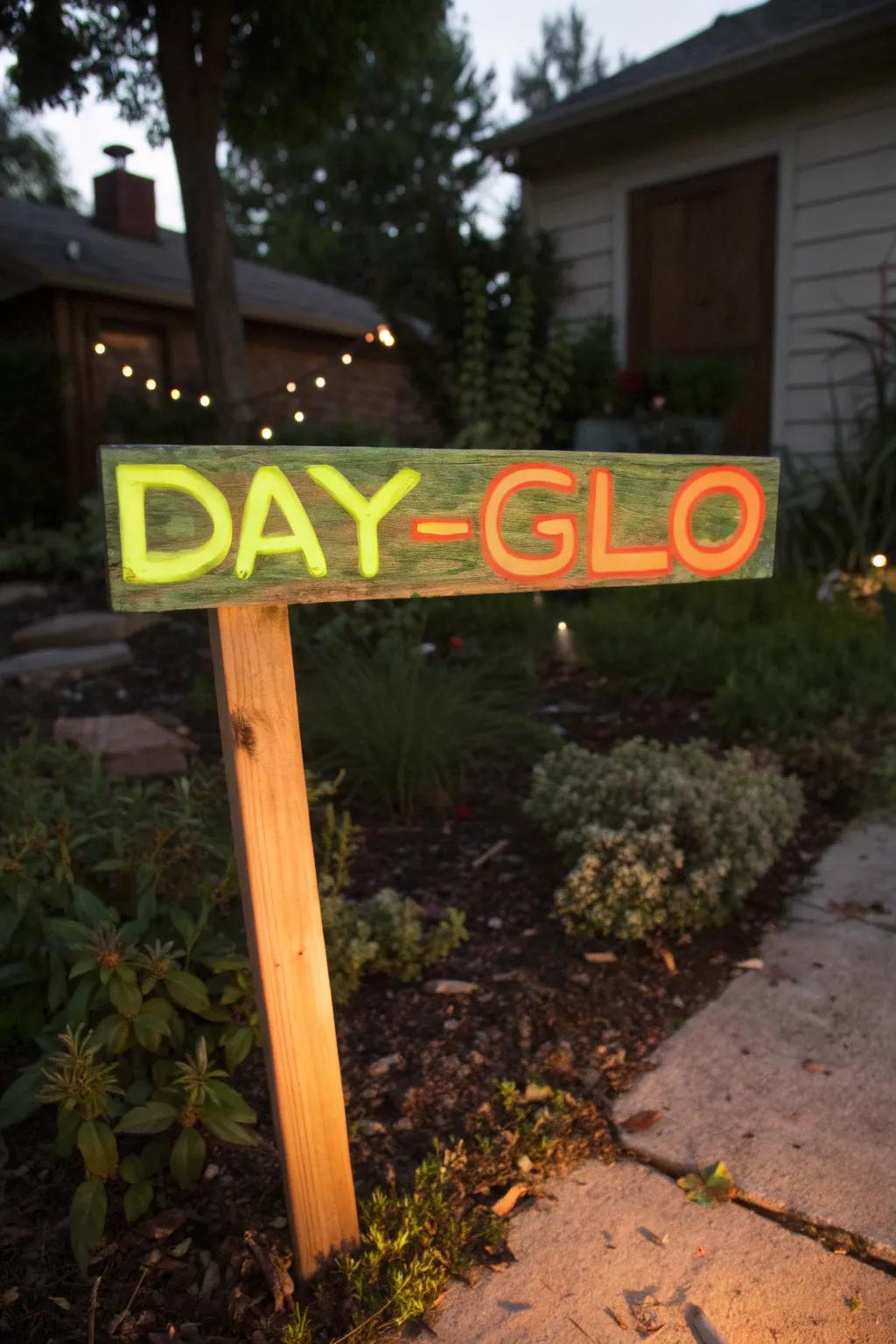 Make your garage sale impossible to miss with vibrant Glow colors!