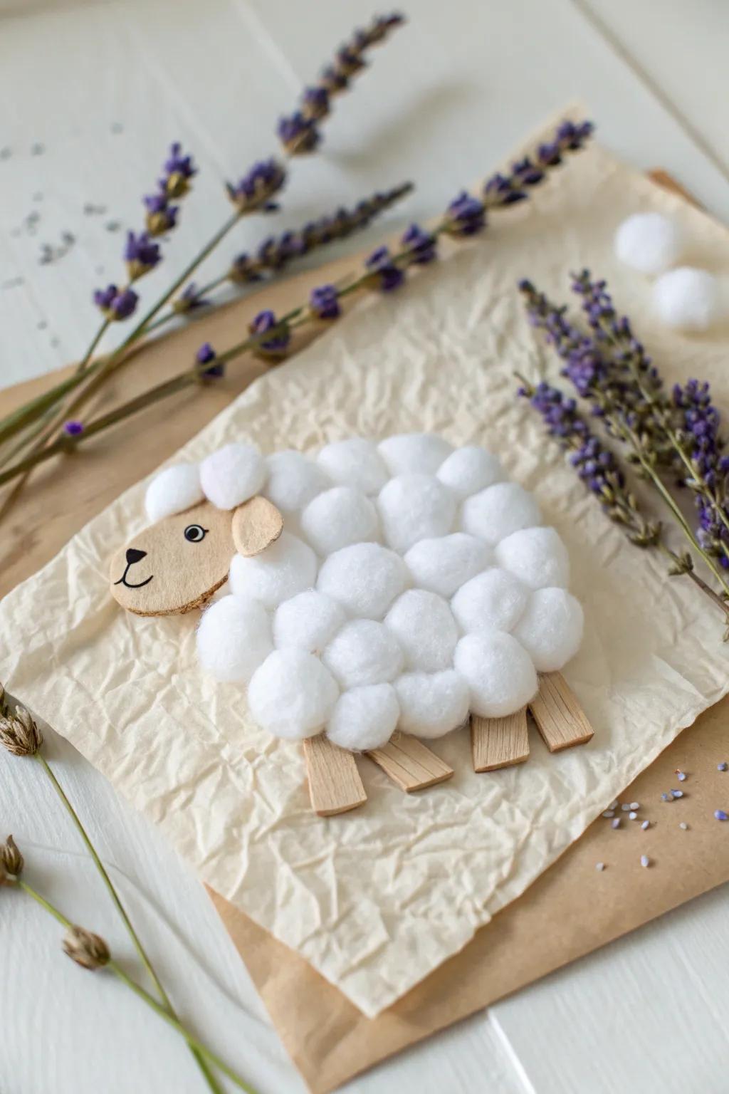 Crafting simplicity and imagination: Fashion your personal gossamer orb lamb!