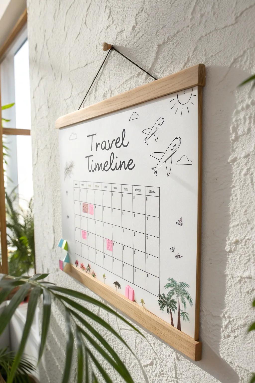 Map out your adventures with a touch of minimalist elegance. ✈🌿