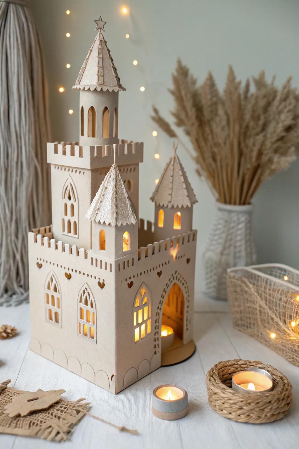 Enchanting Nights: Enable your progeny's ingenuity to radiate via a effulgent cardboard citadel.