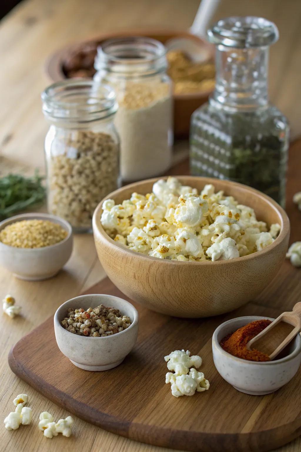 Elevate your sleepover with a chic and simple popcorn bar adventure!
