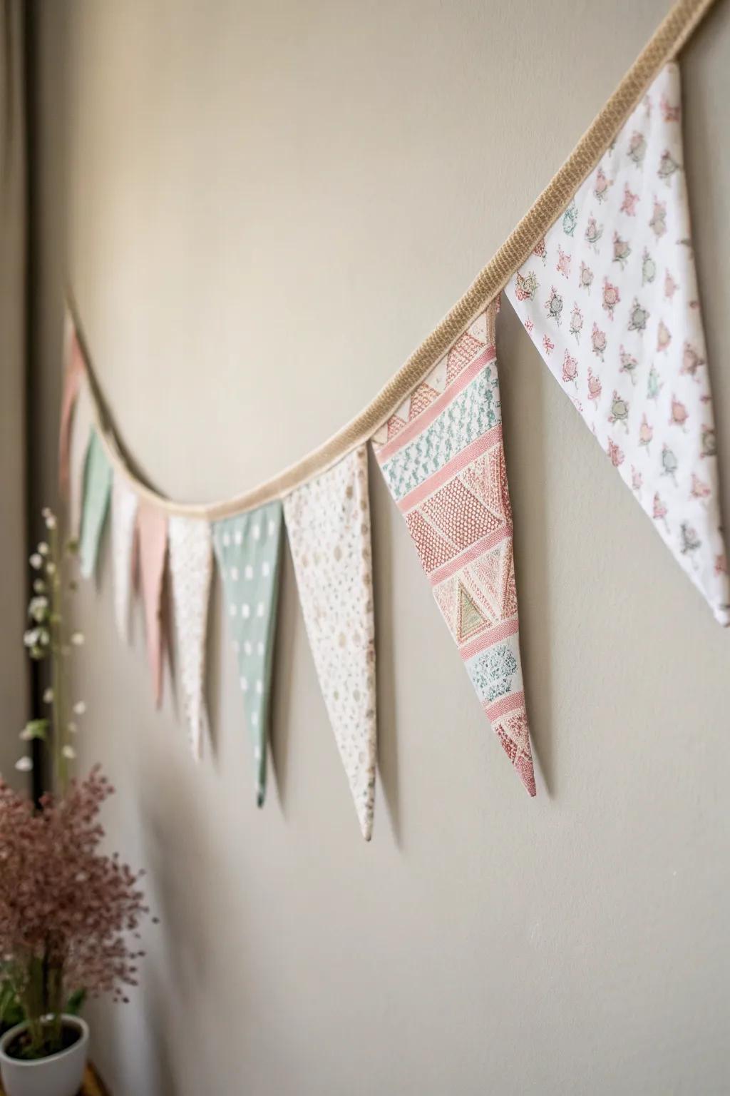 Infuse a splash of color and whimsy into your space with charming artisanal circus pennants!