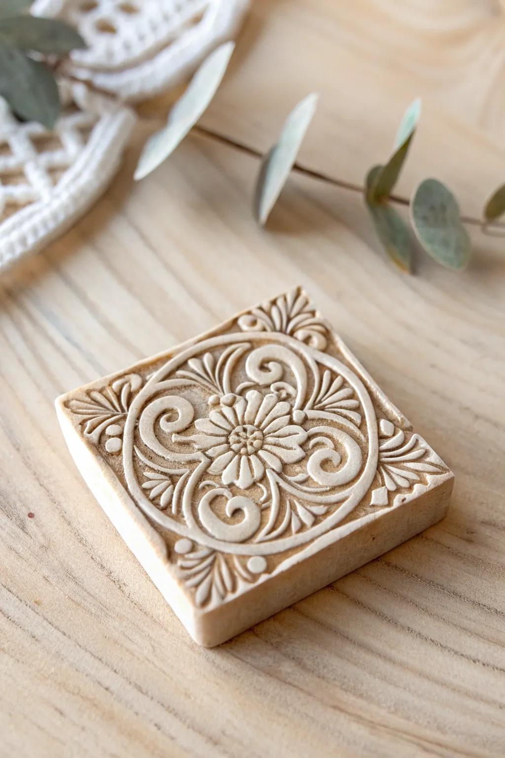 Capture timeless elegance with classic pattern impressions, ideal for adding vintage charm to your creations.