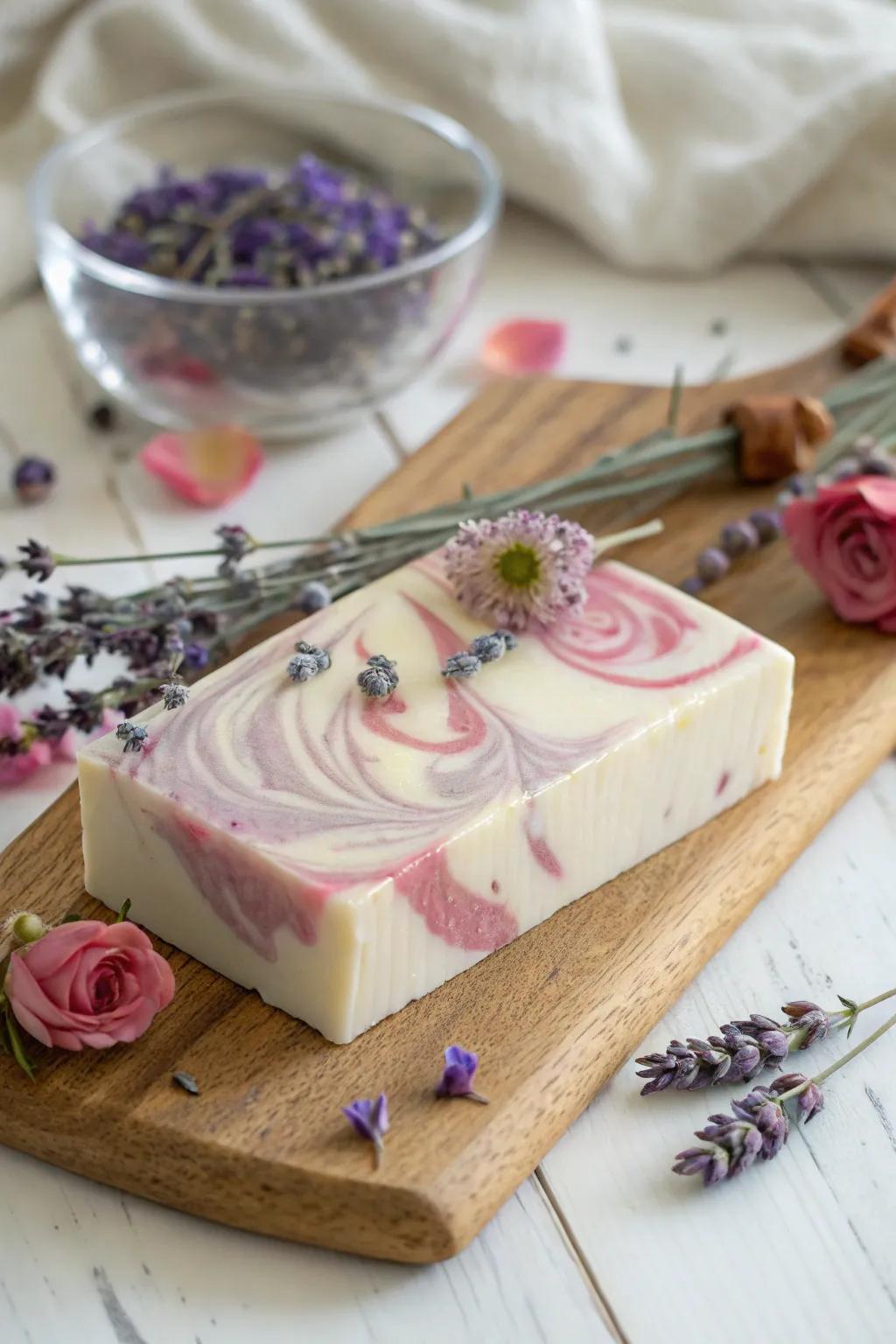Indulge in the art of simplicity with self-made fragranced cleansing bars - a touch of luxury crafted just for you.