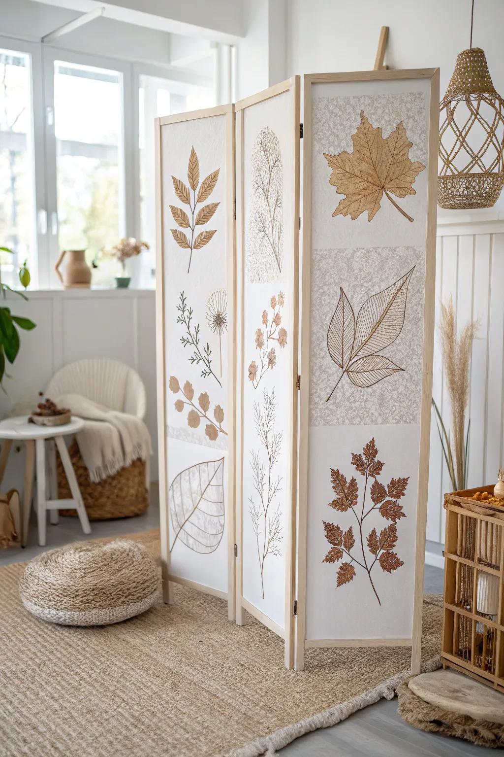 Embrace Seasonal Splendor through Inventive Tri-Fold Designs 🌿🍂 #MinimalistBeauty #ScandiBoho