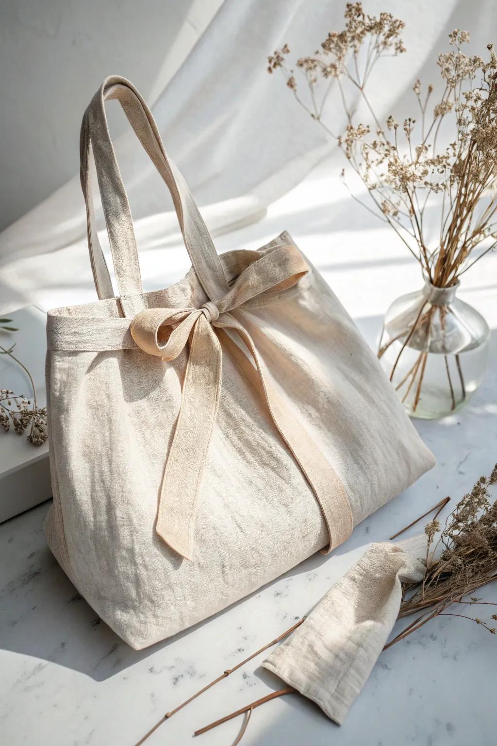 Double the gift, double the joy. Discover the eco-chic charm of gifting with a tote.