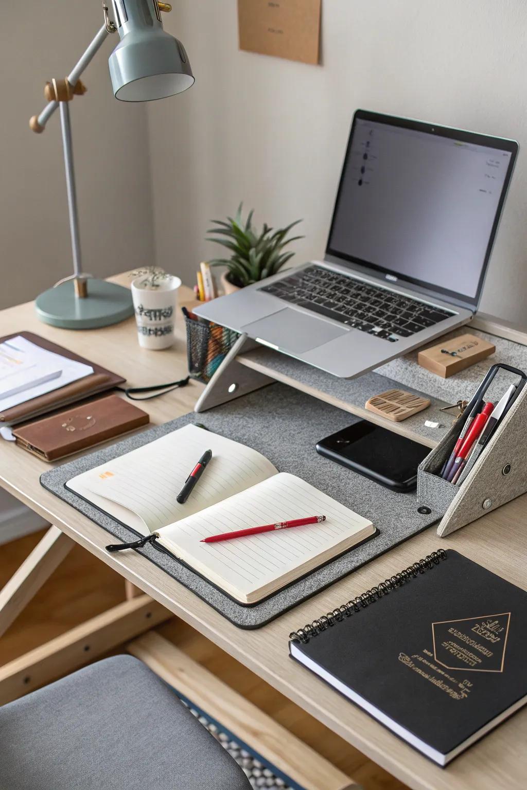 A desk that adapts to your needs.