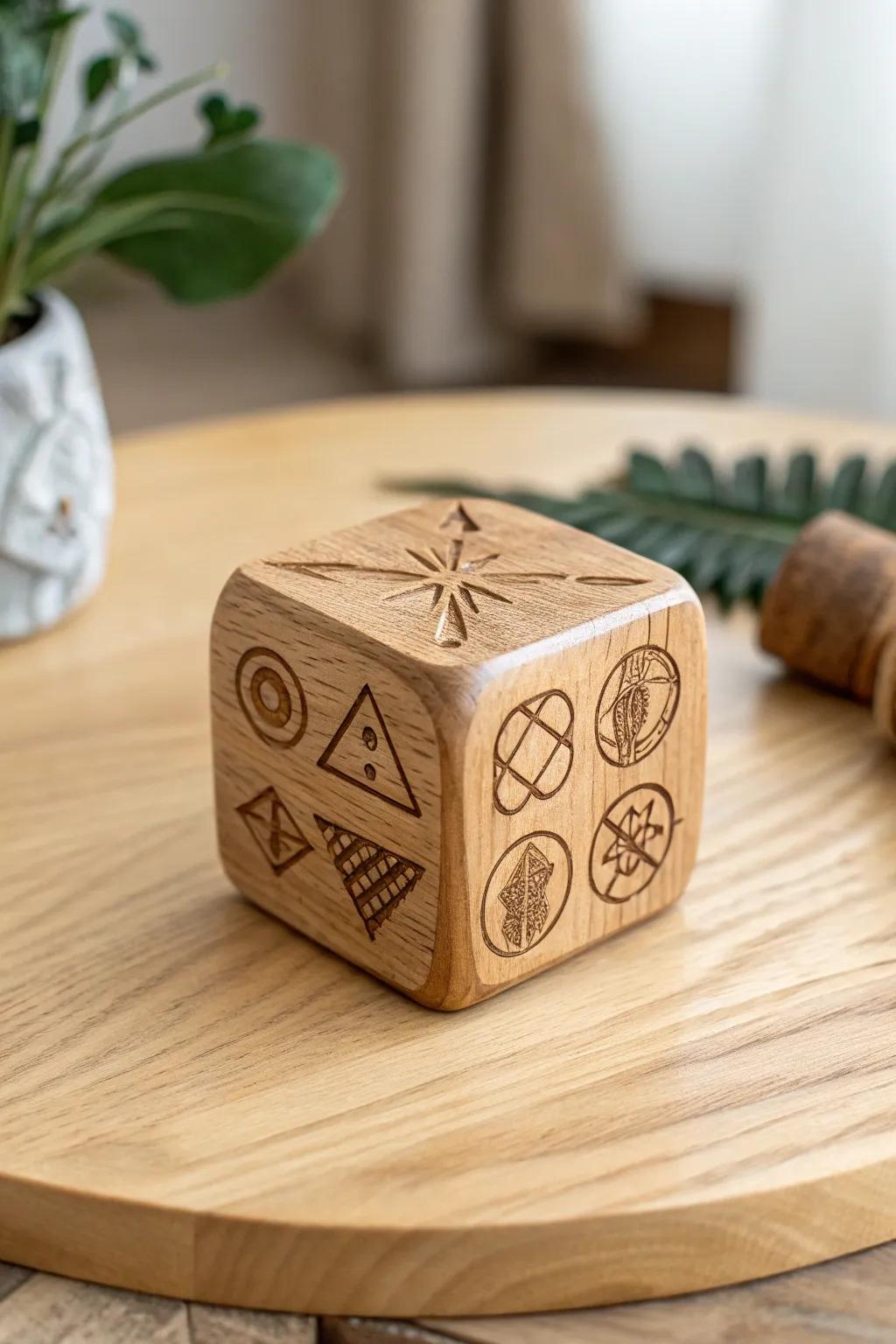 Take your game evening to the next level with personalized, handcrafted dice that tell their own story.