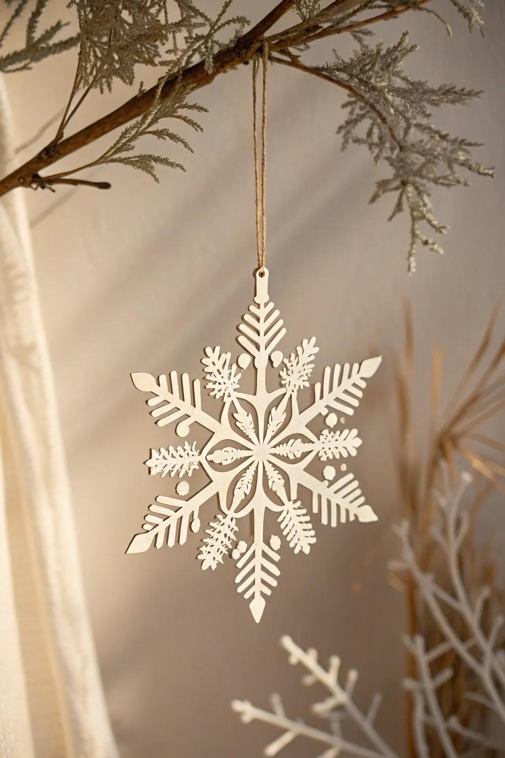 Subtle Beauty: Craft your personal winter wonderland through intricate paper flurries.