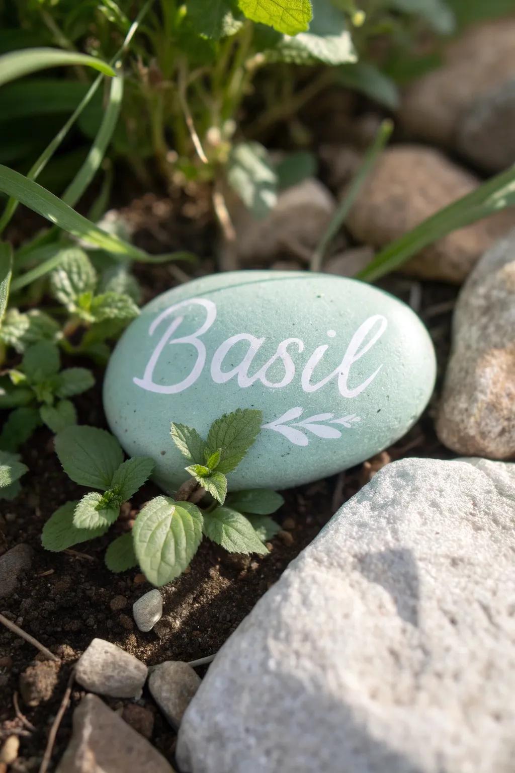 Add a touch of charm to your garden with these DIY painted rock markers!