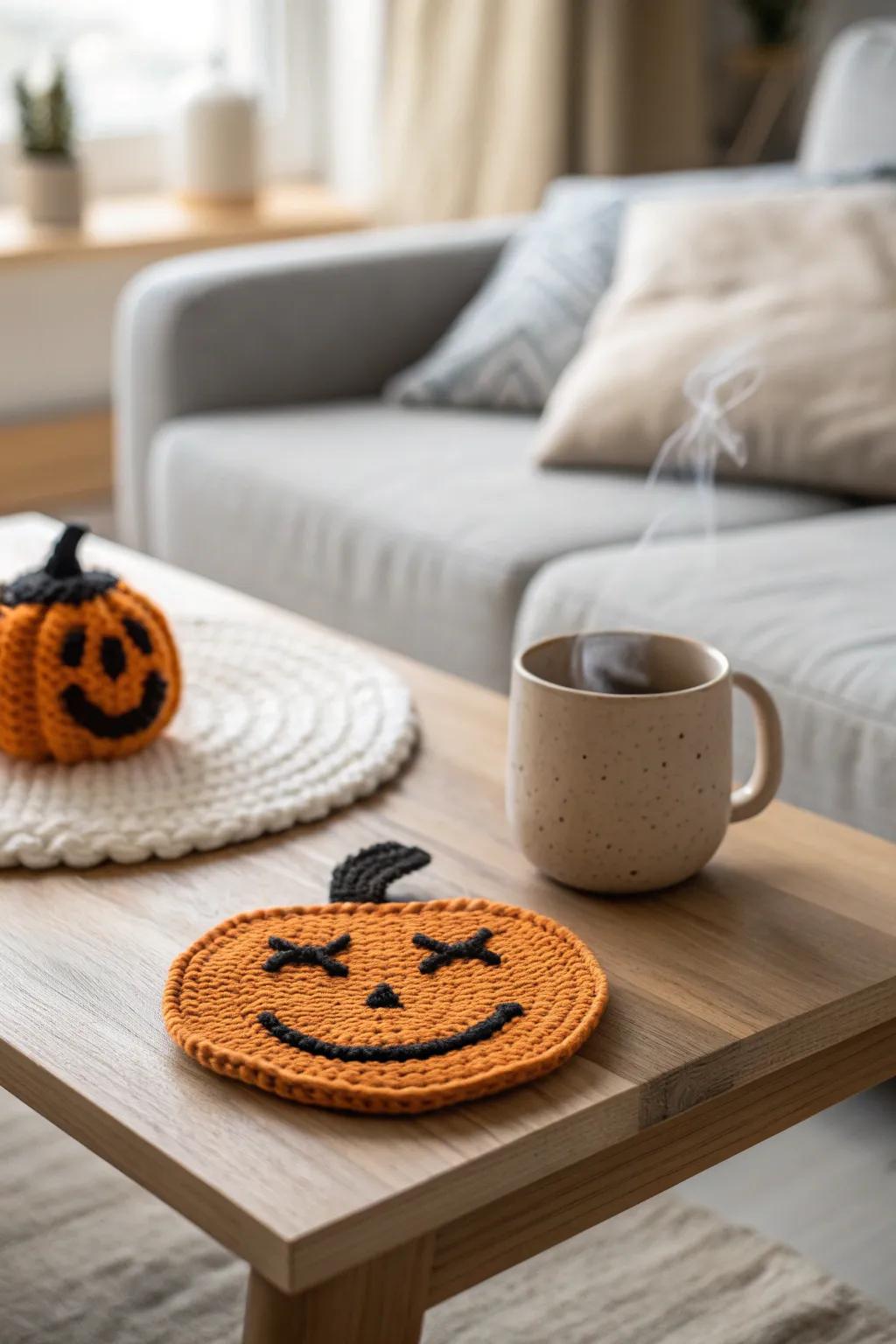 Elevate your autumn decor with these charming DIY lantern-faced trivets—where minimalist design meets festive cheer.