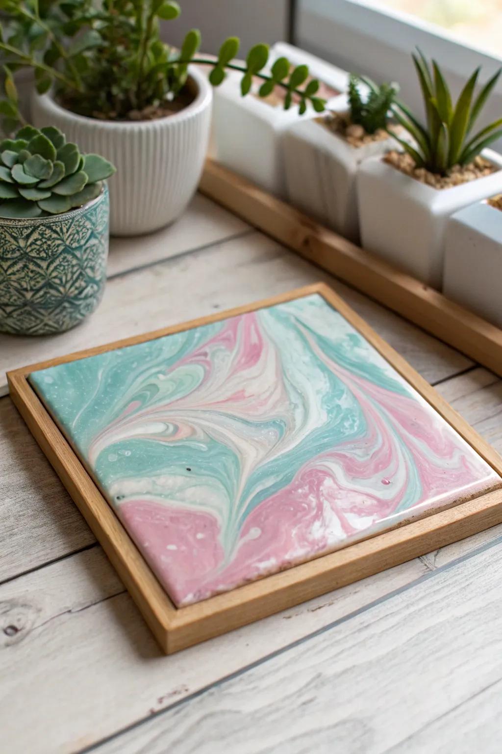 Elevate your area through the timeless charm of handmade resin art panels.