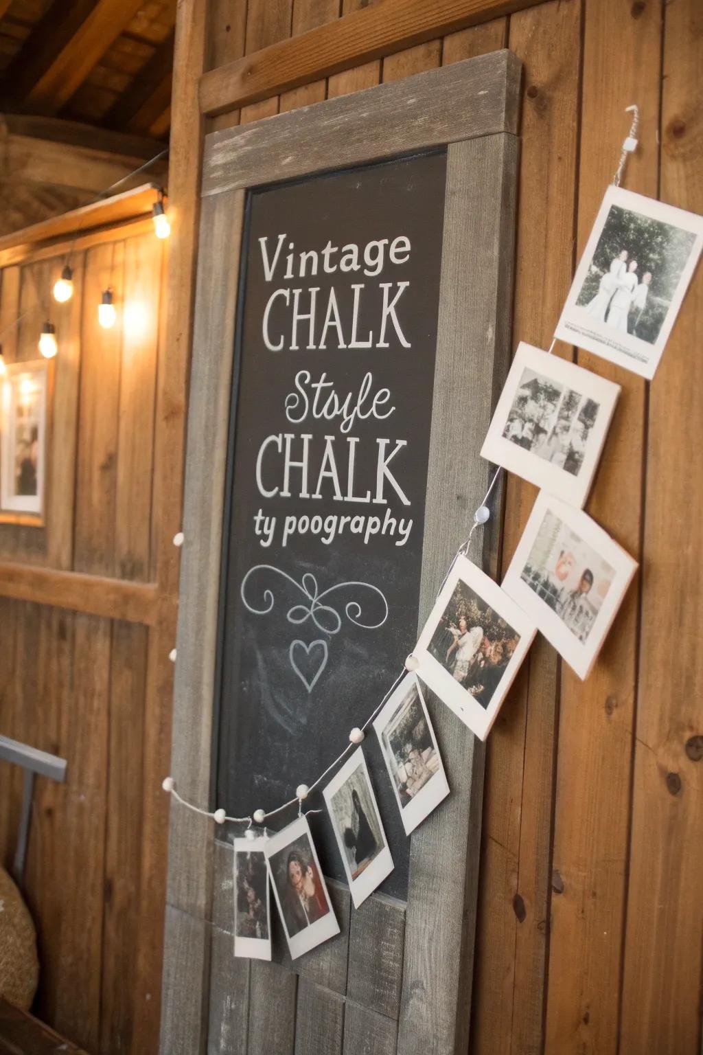 Craft a timeless Father's Day memory with a personalized chalkboard composition.